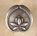 AP#2263 Asain Lotus Flower Knob Small