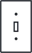 Single Toggle Light Switch Cover