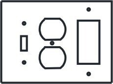 Toggle Switch / Duplex / Decora Light Switch Covers 