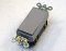 Gray 3-Way Electrical Decora Rocker Switch 20 amp