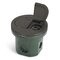 Flush Mount 4 inch Floor Box, Three Finishes, concrete floor