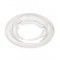 Round floor box  clear carpet flange cover