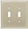 Almond finish Light Switch Covers - Outlet Covers