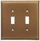 Hammered Copper Light Switch Covers