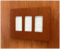 screwless wood switch plate cover from Arnev Products, Inc.