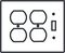 Double Duplex / Single Toggle switch plate covers
