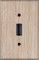 White Oak Quarter-Sawn wood switch plates