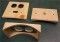 Sapele wood switch plate covers